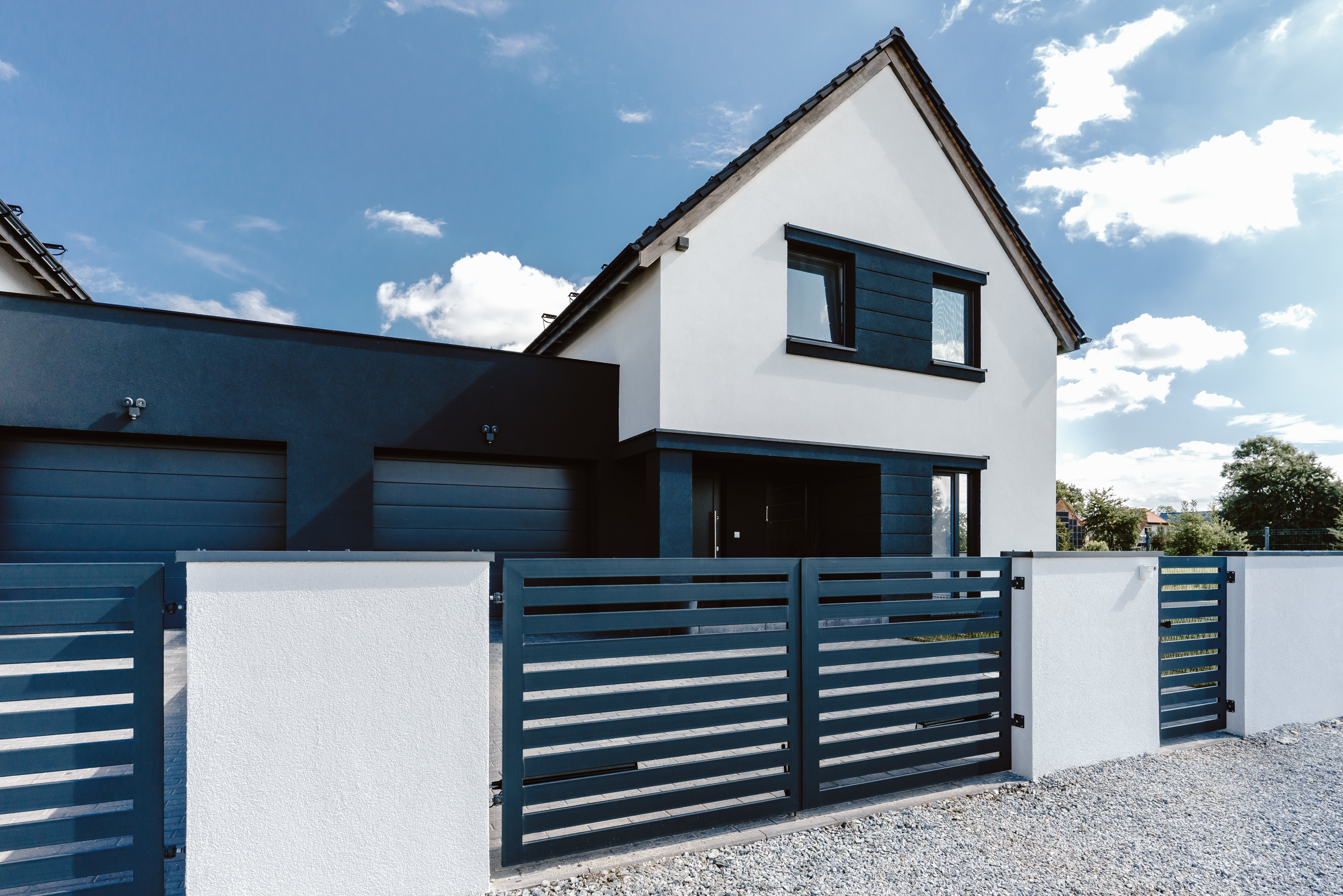 Foto van huis met all-in-one systeem