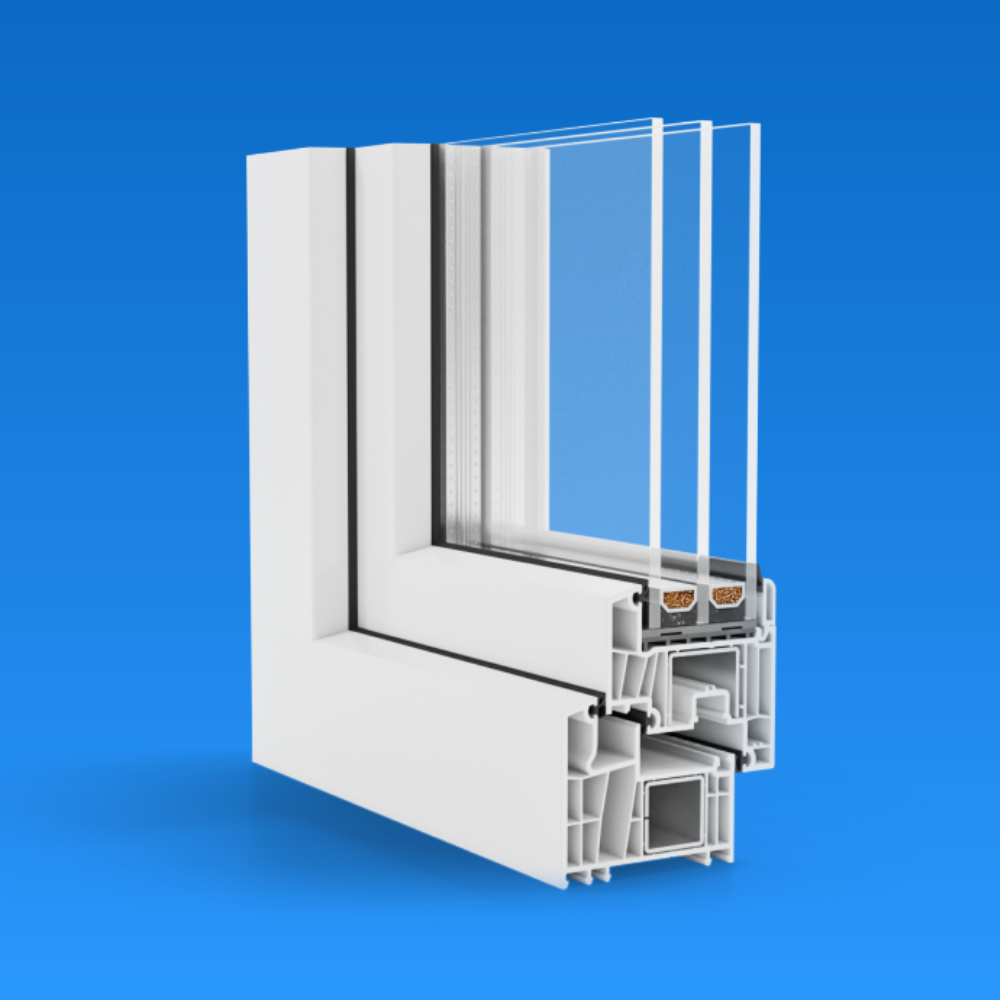 EKOSUN 7 CL kozijnmodel illustratie
