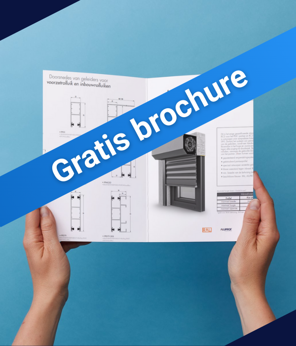 Gratis brochure rolluiken automatische zonwering buitenjaloezie