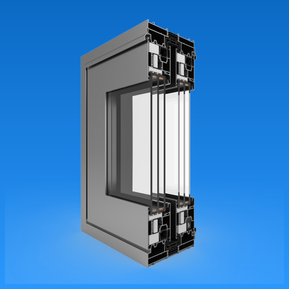 MB-77HS (Aluplast)-1 Schuifdeur model foto