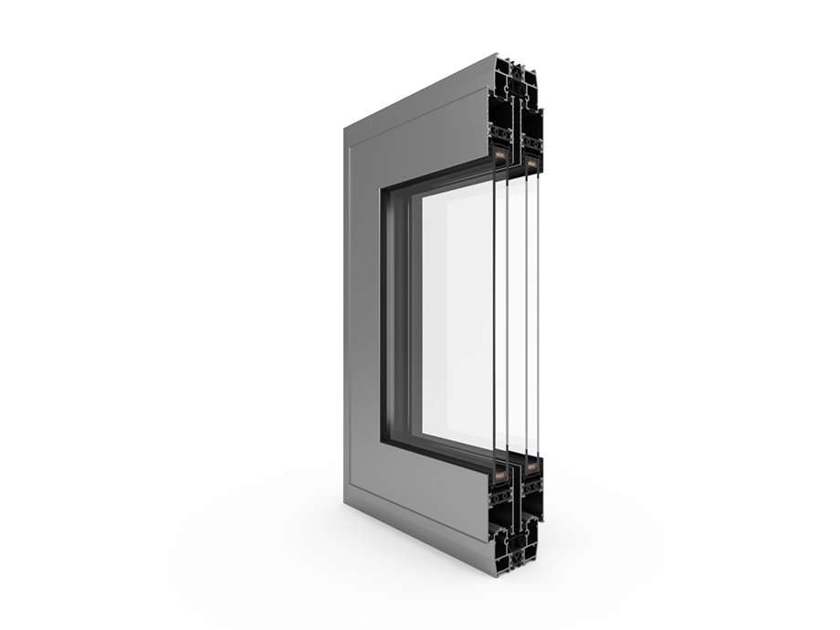 MODERNSLIDE Schuifpui model doorsnede