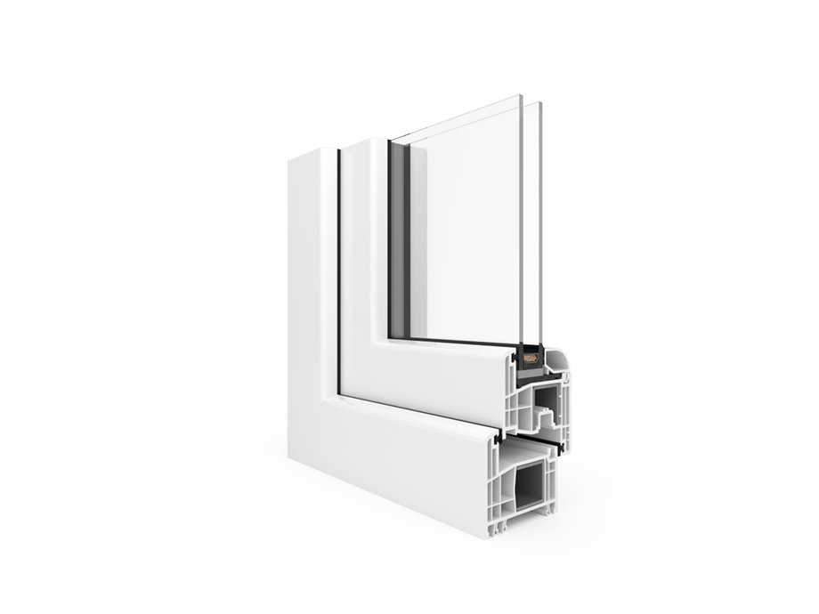 gealan s9000 kozijnmodel doorsnede illustratie