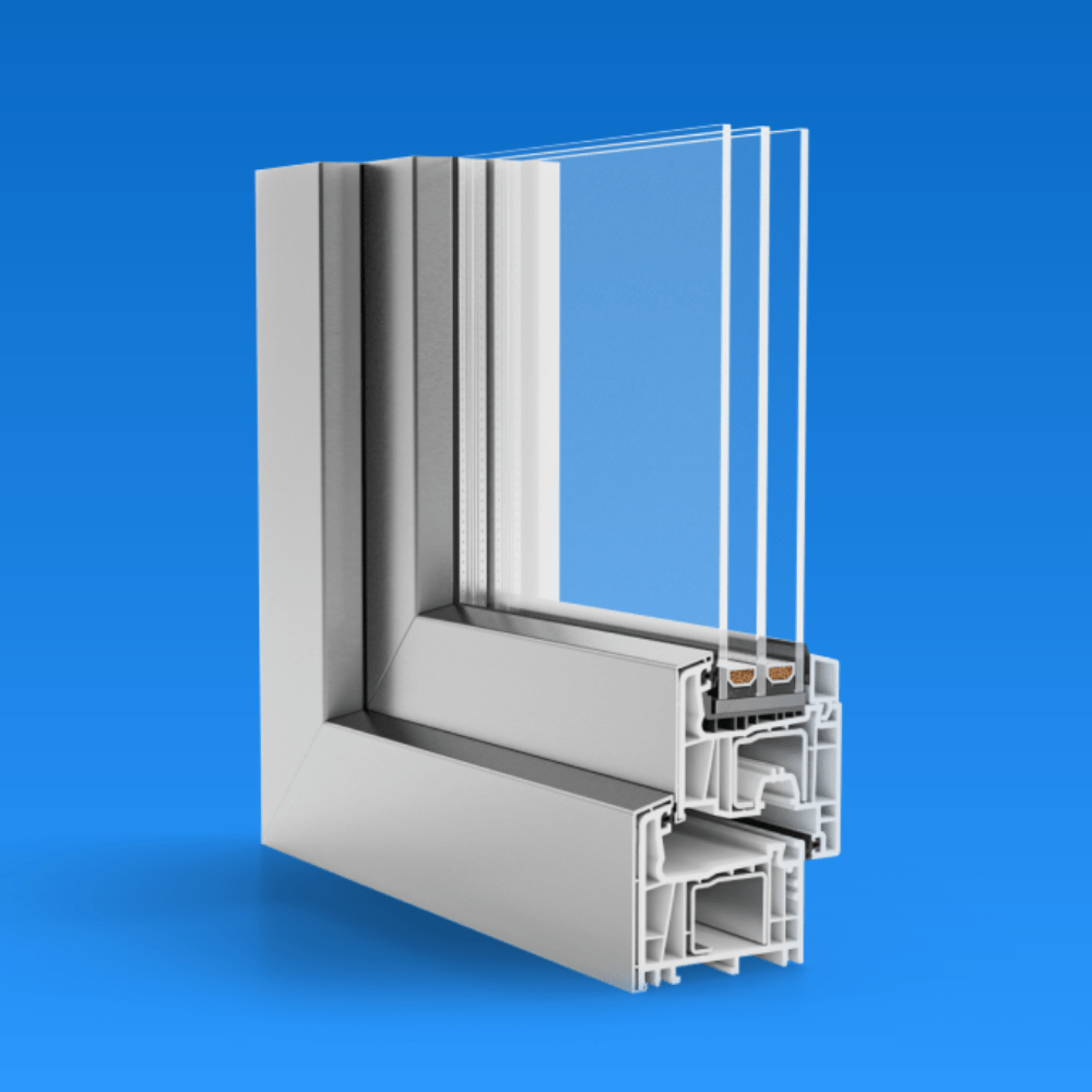SL76-CL kozijnmodel illustratie